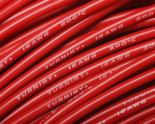 AWG16 Turnigy Red Pure-Silicone Wire (1mtr) (R16A483-06/9681)
